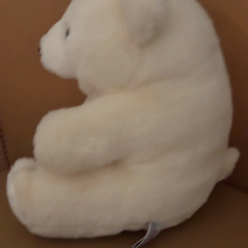 1980’s The World‎ of Smile white Teddy Bear Plush Stuffed Animal Korea VINTAGE